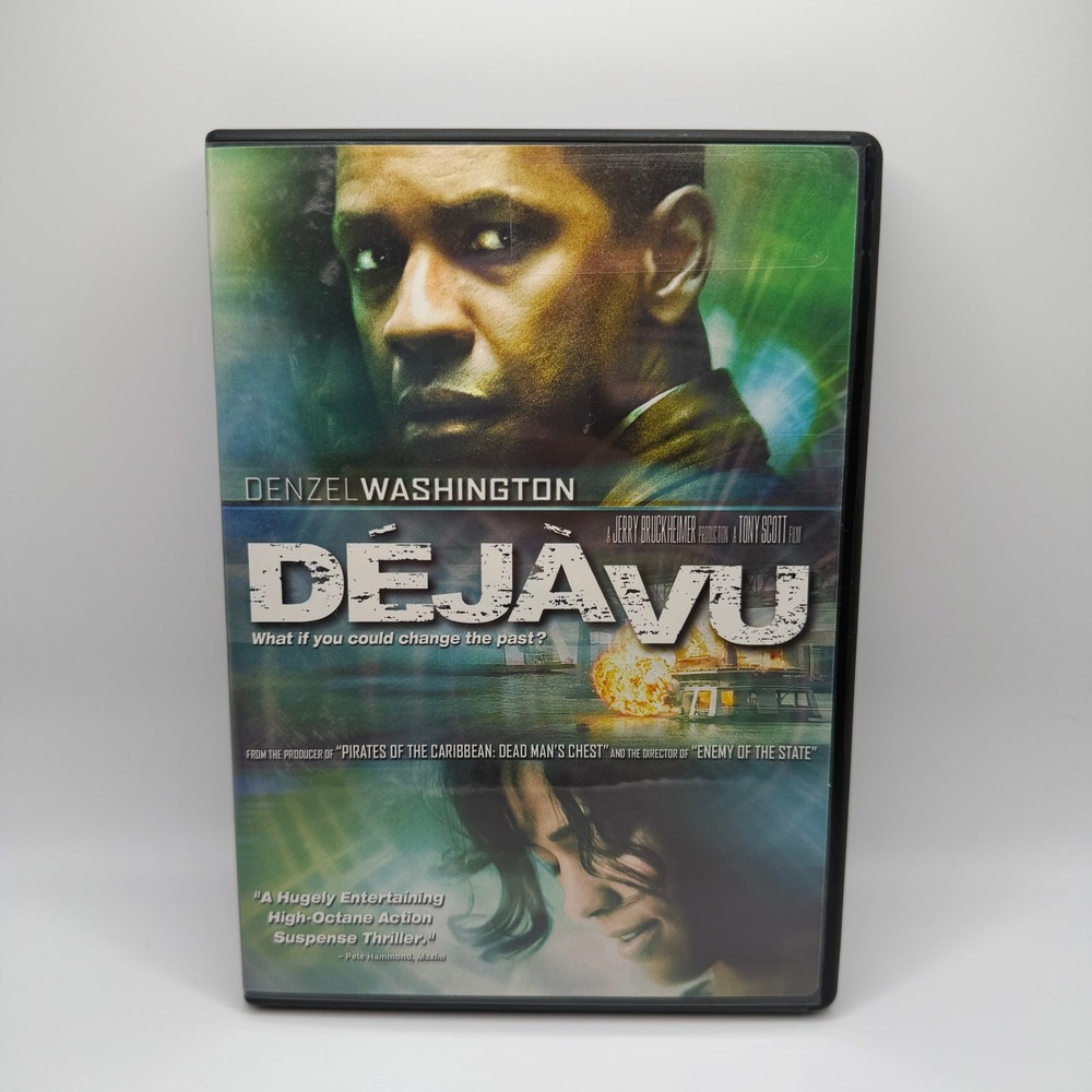 Deja Vu DVD Denzel Washington Tony‎ Scott Action Sci-Fi Thriller Widescreen